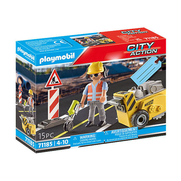 Playmobil City Action 71185 Bouwvakker met randensnijder