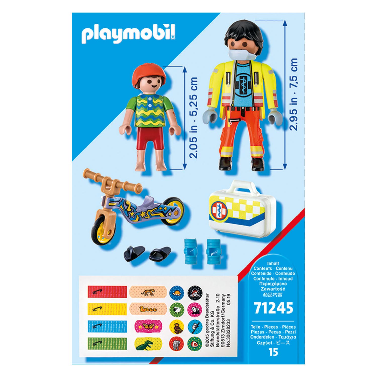 PLAYMOBIL City Life Verpleegkundige ontmoette patiënt 71245