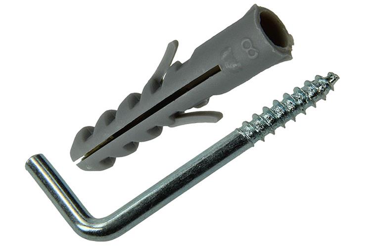 Mack 1017901 - plug + schroefduim polyeth 4 st 8mm 5x50mm | 5 stuks