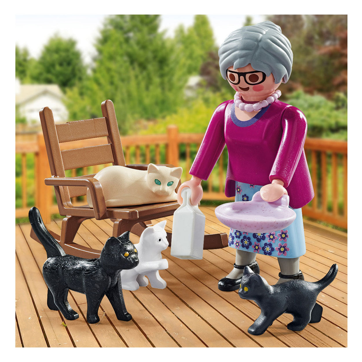 Playmobil Specials Oma met Katten - 71172