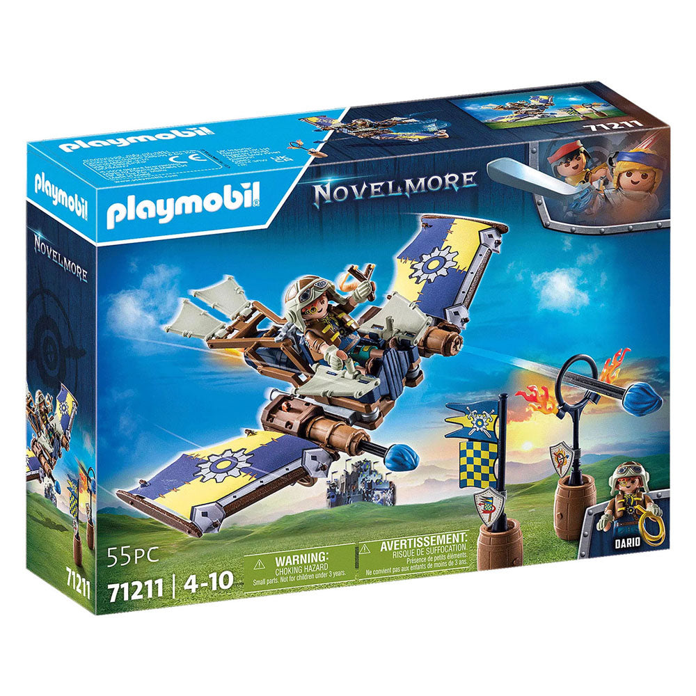 PLAYMOBIL Novelmore Dario's zweefvliegtuig 71211