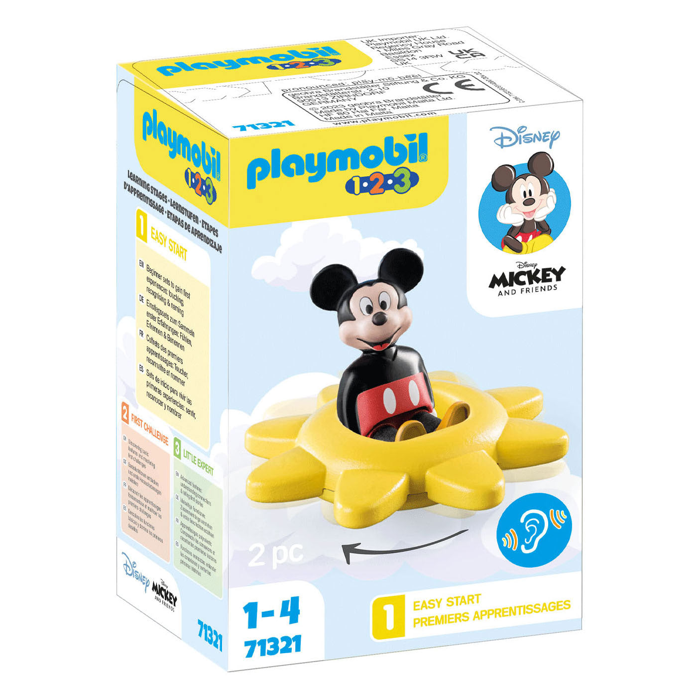Playmobil Junior Mickey Mouse Draaiende zon - 71321