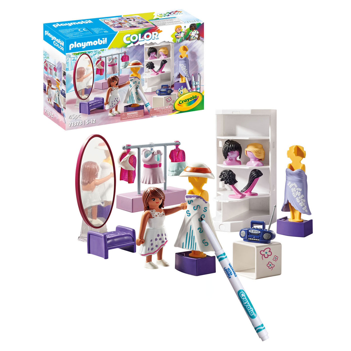 PLAYMOBIL Kleurmodusontwerpset 71373