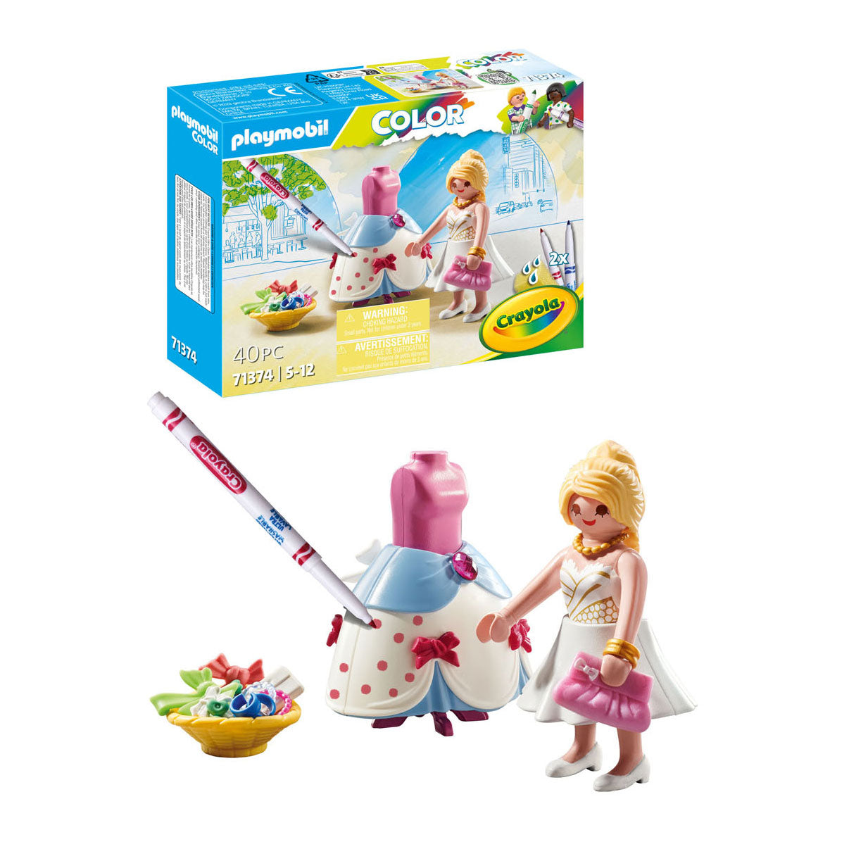 Playmobil Kleur Modieuze Jurk - 71374