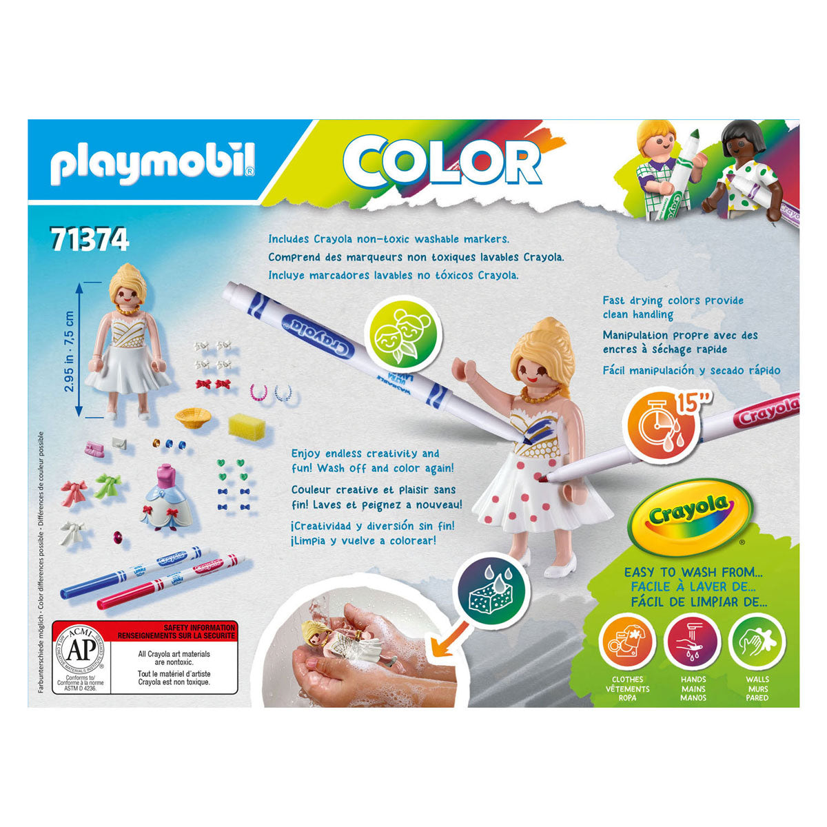 Playmobil Kleur Modieuze Jurk - 71374