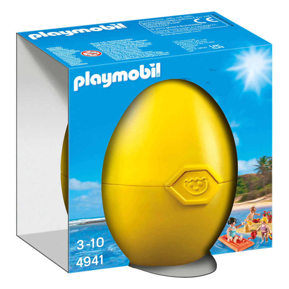 Playmobil familieplezier moeder en kinderen in ei - 4941