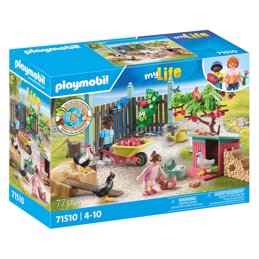 Playmobil Mijn Leven Kleine Kippenboerderij in de Tuin Van Het Kleine Huis - 71510