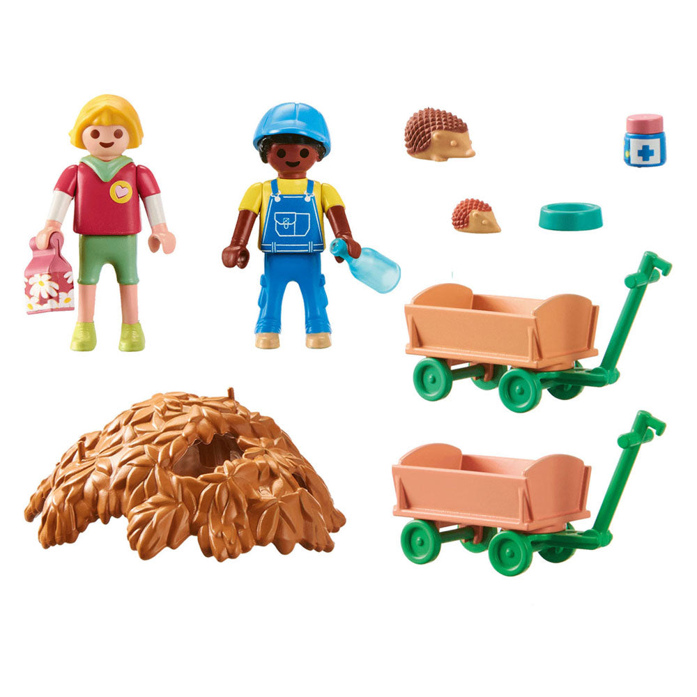 Playmobil Mijn Leven Zorgen voor de Egelfamilie - 71512