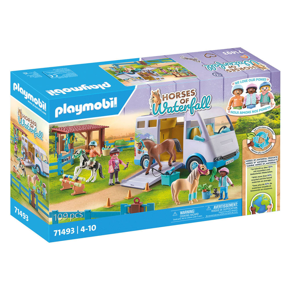 PLAYMOBIL Paarden van Waterval Mobiele manege