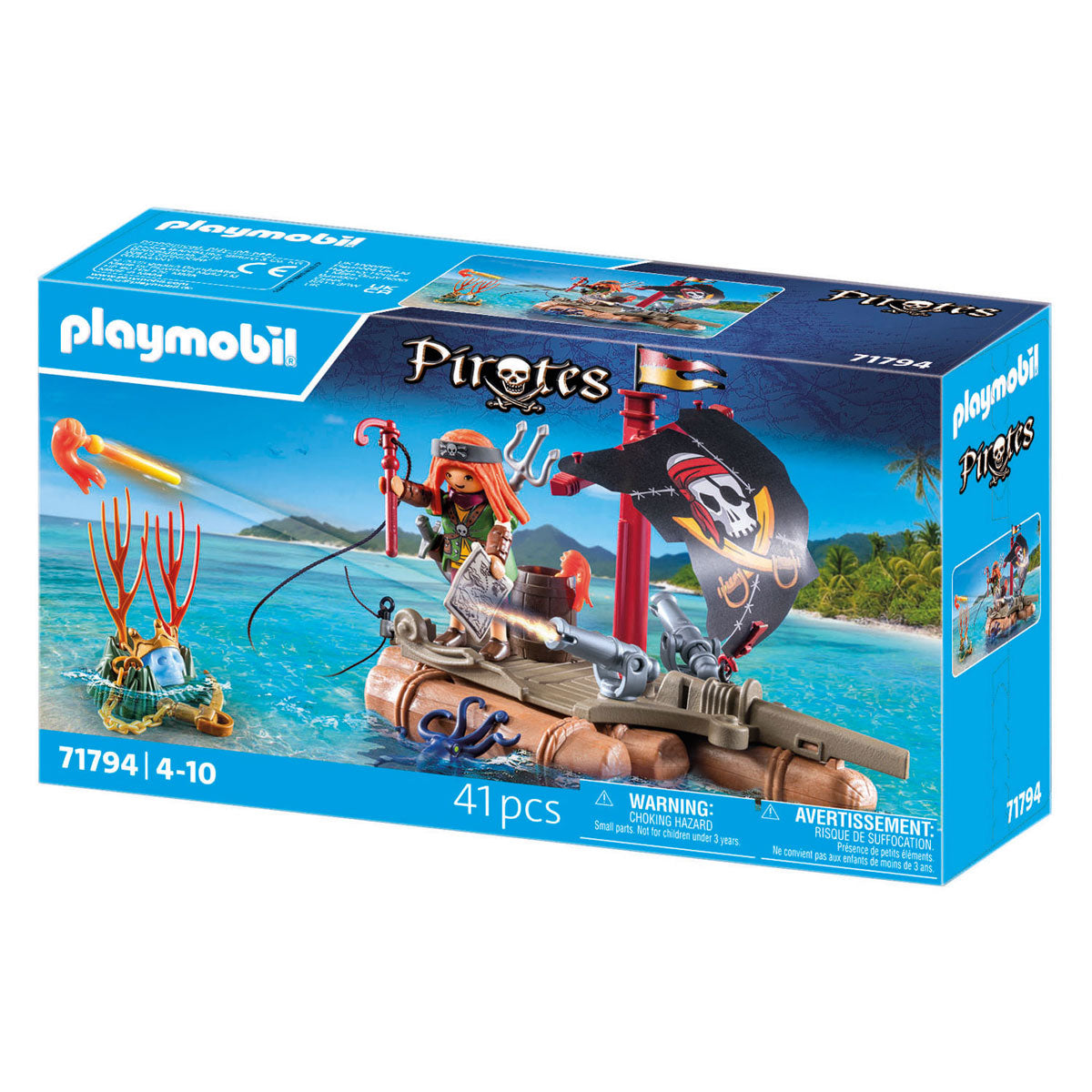 Playmobil pirates piratenvlot met schat - 71793