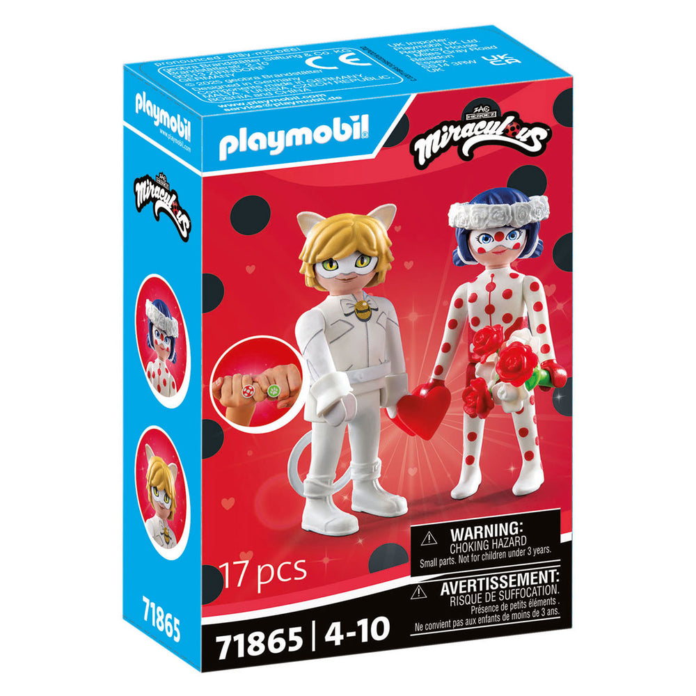 Playmobil miraculous droombruiloft van ladybug cat noir - 71865