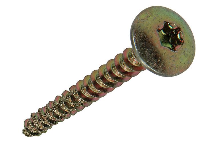 Mack 1019972 - luikschroef geel verzinkt 6,0 x 50 mm 8st | 5 stuks
