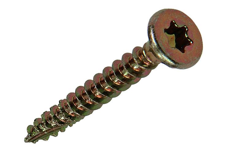 Mack 1018010 - spaanplschr.vzkop-zelfb. geelverz. 65 st 4,0 x 30 mm | 5 stuks