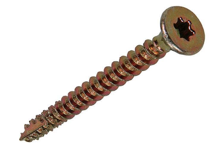 Mack 1018022 - spaanplschr.vzkop-zelfb. geelverz. 23 st 5,0 x 50 mm | 5 stuks