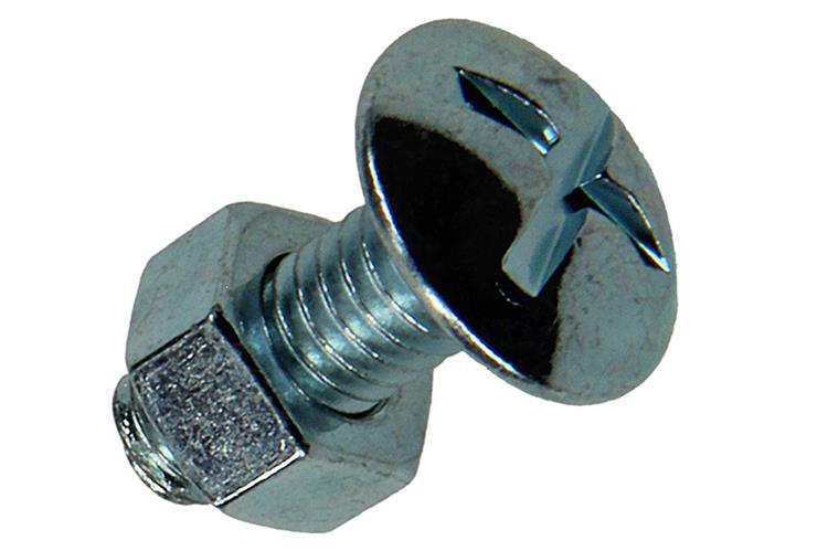 Mack 1018099 - kachelbout + moer staal verzinkt 45 st m6 x 16 mm | 5 stuks