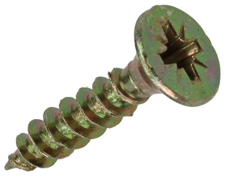 Mack 1020110 - spaanplaatschroef vz kop geel vz 200 st 5,0 x 25 mm | 5 stuks