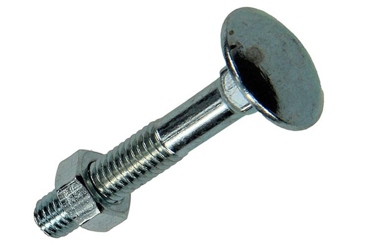 Mack 1020192 - houtbout + moer verzinkt 45 stm5 x 30 mm | 5 stuks