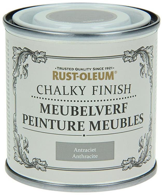 Rust-oleum 1050969 - meubelverf antraciet 125 ml | 1 stuks