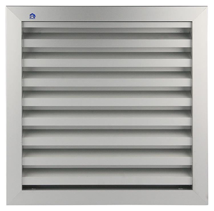 Renson 1006226 - muurrooster inbouw 411 alu f1 300x300mm | 1 stuks