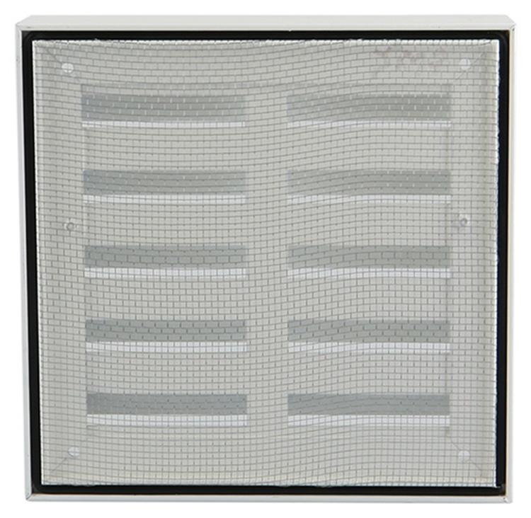 Renson 1006233 - muurrooster opbouw 431 alu ral 9010 165x165mm | 2 stuks