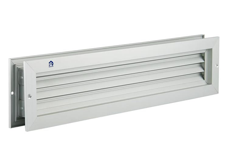 Renson 1006214 - deurrooster 461 alu f1 425x76mm | 2 stuks
