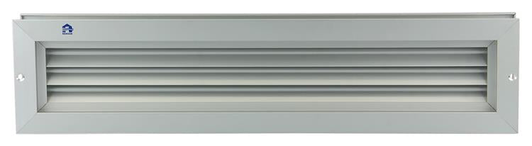 Renson 1006214 - deurrooster 461 alu f1 425x76mm | 2 stuks