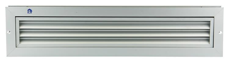 Renson 1006214 - deurrooster 461 alu f1 425x76mm | 2 stuks