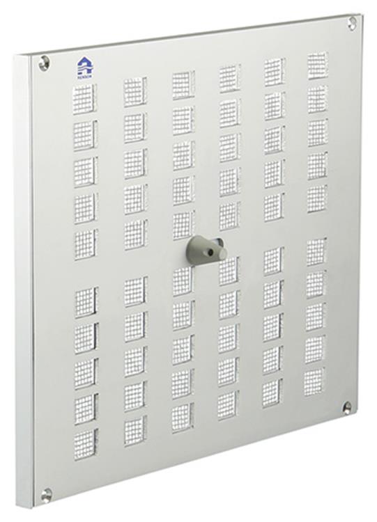 Renson 1006220 - regelbare rooster opb. 4032 alu f1 240x200mm | 2 stuks