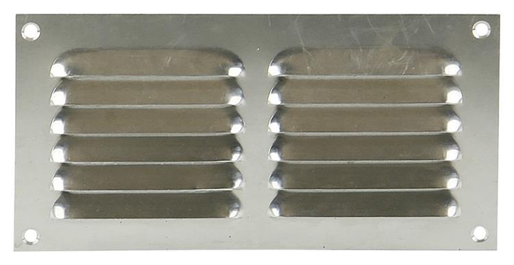Renson 1015065 - schoepenrooster plat alu f1 200x100mm | 10 stuks