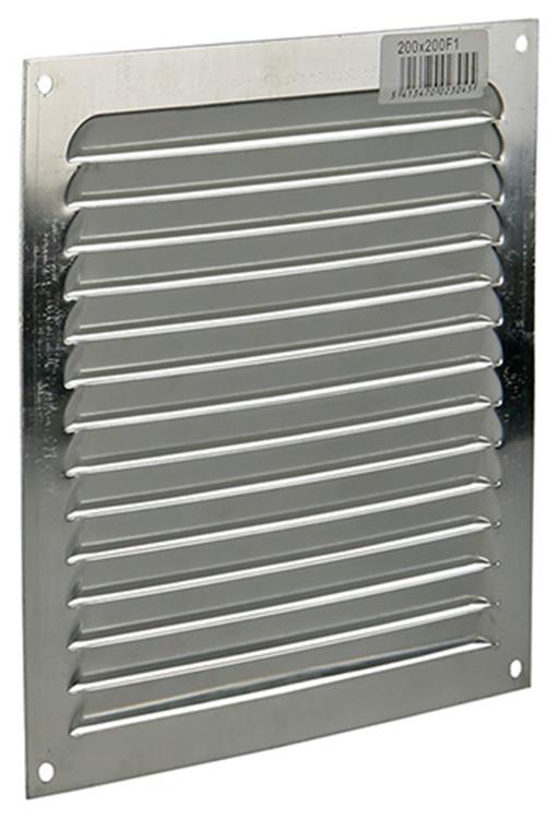 Renson 1015068 - schoepenrooster plat alu f1 200x200mm | 10 stuks