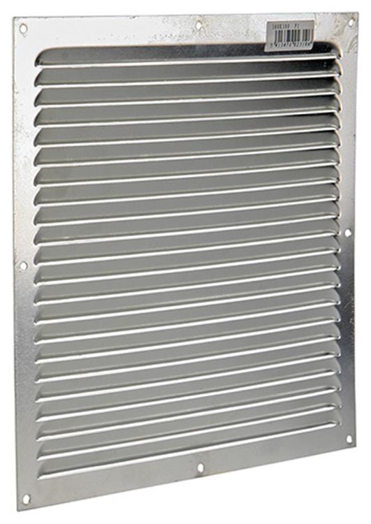 Renson 1015074 - schoepenrooster plat alu f1 300x300mm | 10 stuks