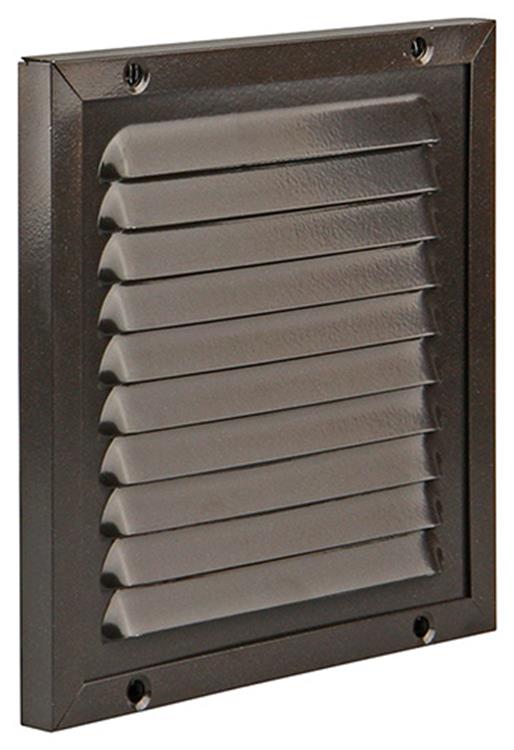 Renson 1006343 - schoepenrooster + kader + mug.opbouw 437 ral8019 150x150mm | 2 stuks