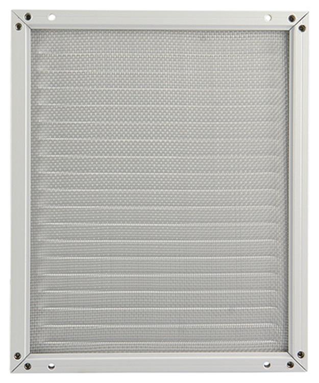 Renson 1006351 - schoepenrooster + kader + mug.opbouw 437 ral9010 200x250mm | 2 stuks