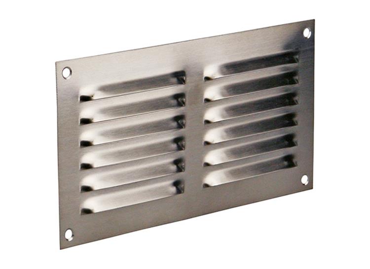 Renson 1006358 - schoepenrooster vlak 438 inox 200x100mm | 5 stuks