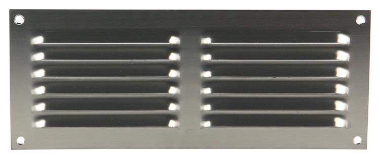 Renson 1006361 - schoepenrooster vlak 438 inox 250x100mm | 5 stuks