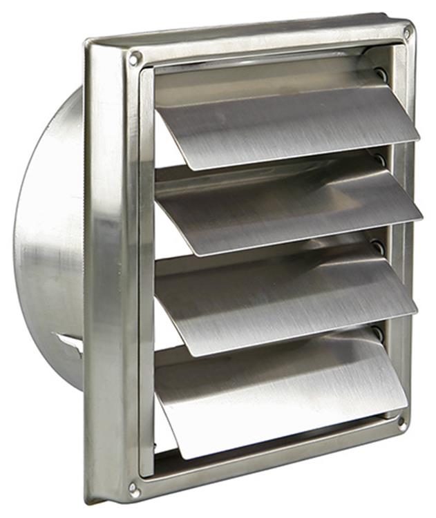 Renson 1006274 - dampkaprooster inbouw 633 inox ø150 | 2 stuks