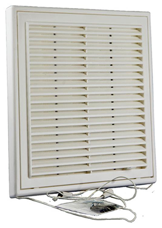 Renson 1006370 - regelbare rooster opb. 732 pvcral 9010 250x250mm | 2 stuks