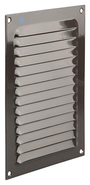 Renson 1006304 - schoepenrooster vlak alu ral 8019 150x200mm | 10 stuks