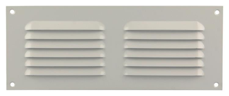 Renson 1006306 - schoepenrooster vlak alu ral 9010 250x100mm | 10 stuks