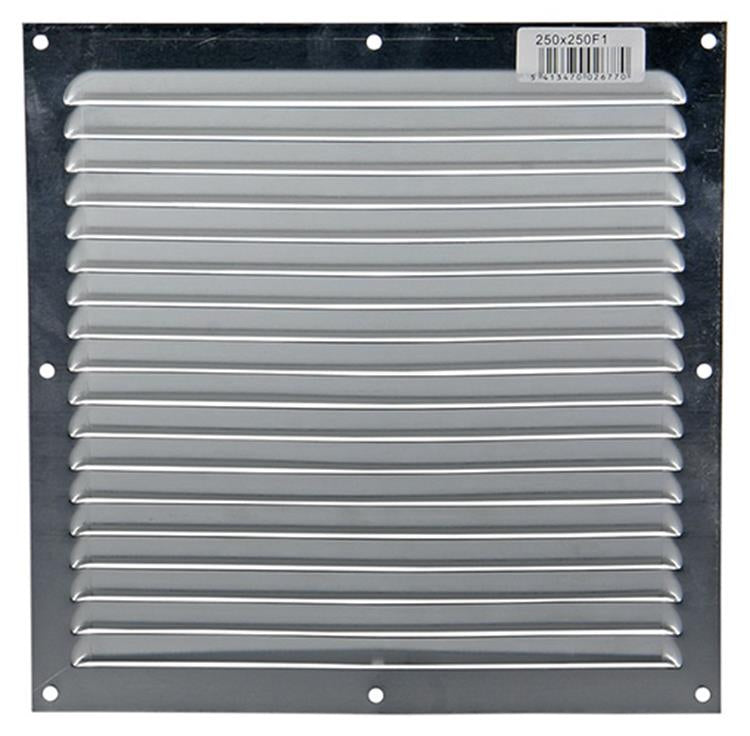 Renson 1006308 - schoepenrooster vlak alu f1 250x250mm | 10 stuks