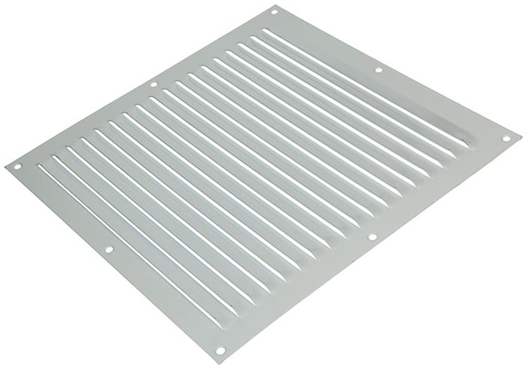 Renson 1006309 - schoepenrooster vlak alu ral 9010 250x250mm | 10 stuks