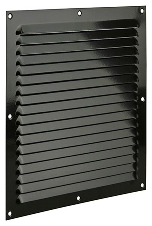 Renson 1006310 - schoepenrooster vlak alu ral 8019 250x250mm | 10 stuks