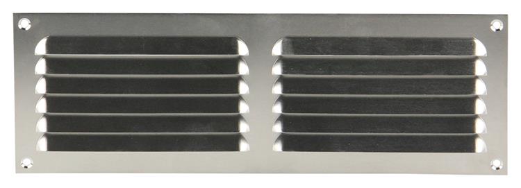 Renson 1006311 - schoepenrooster vlak alu f1 300x100mm | 10 stuks