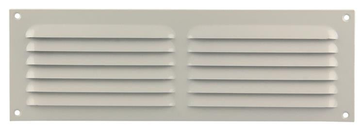 Renson 1006312 - schoepenrooster vlak alu ral 9010 300x100mm | 10 stuks
