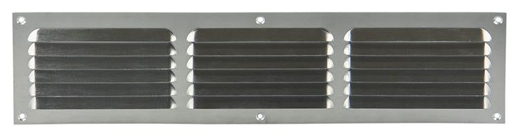 Renson 1006315 - schoepenrooster vlak alu f1 400x100mm | 10 stuks