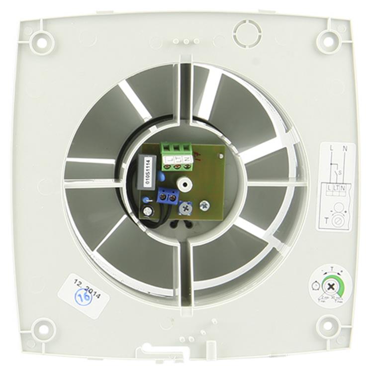 Renson 1006448 - mechanische ventilator met timer 7211t grijs ø 100 | 1 stuks