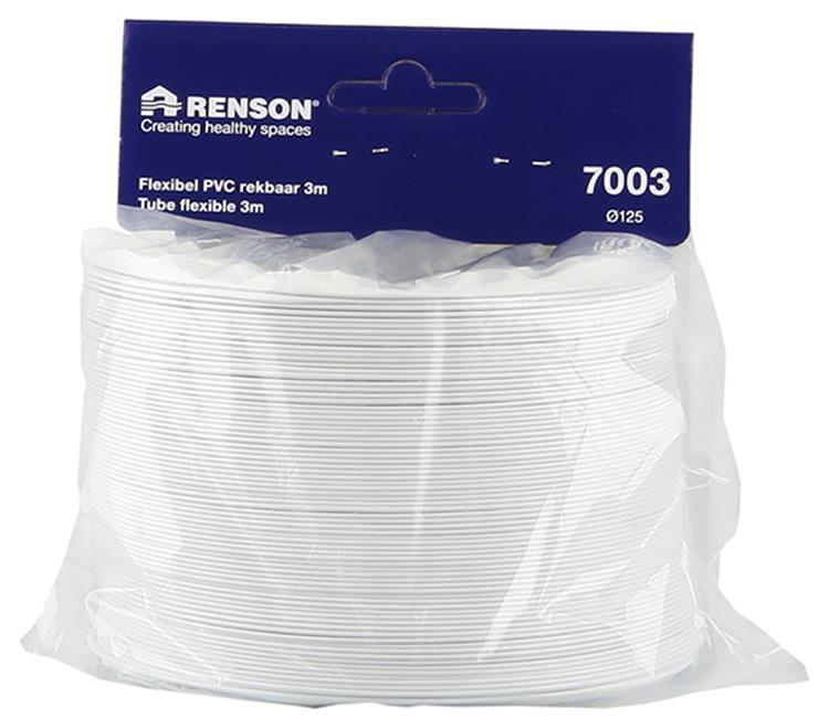 Renson 1006393 - pvc flexibel 7003 wit ø 125 3m | 3 stuks