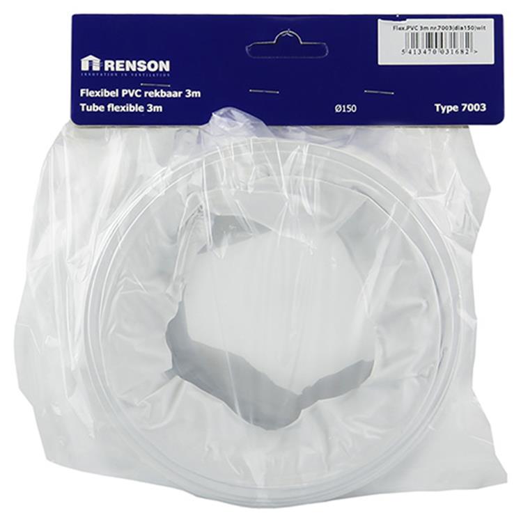 Renson 1006394 - pvc flexibel 7003 wit ø 150 3m | 3 stuks