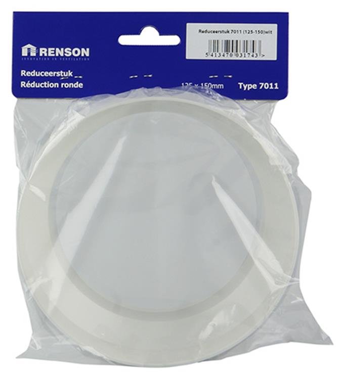 Renson 1006402 - pvc reduceerstuk 7011 wit 125-150mm | 4 stuks