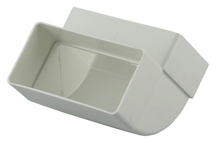 Renson 1006403 - pvc hoekverbinding vert.90° 7015 wit 110x55mm | 3 stuks